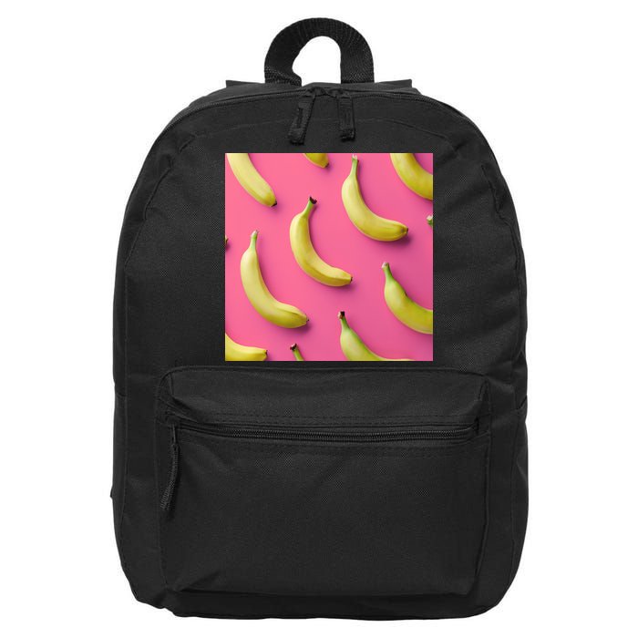 Cute Funny Bananas Pattern 16 in Basic Backpack