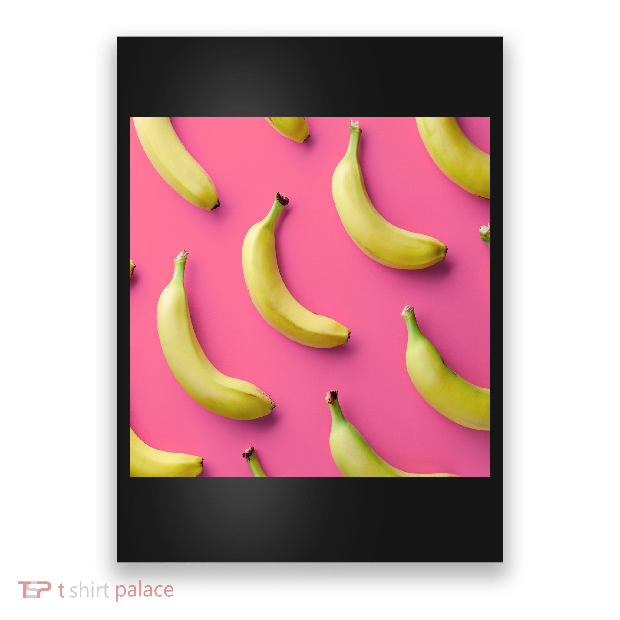 Cute Funny Bananas Pattern Poster