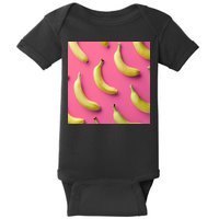 Cute Funny Bananas Pattern Baby Bodysuit