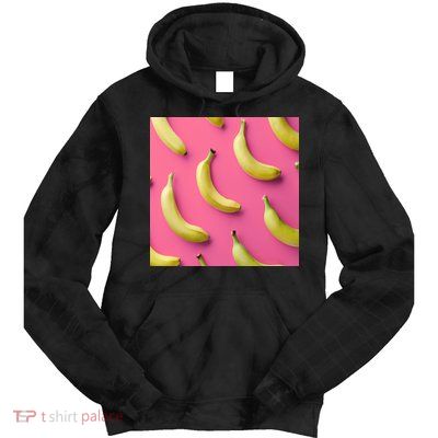 Cute Funny Bananas Pattern Tie Dye Hoodie