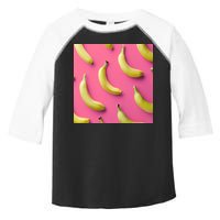 Cute Funny Bananas Pattern Toddler Fine Jersey T-Shirt