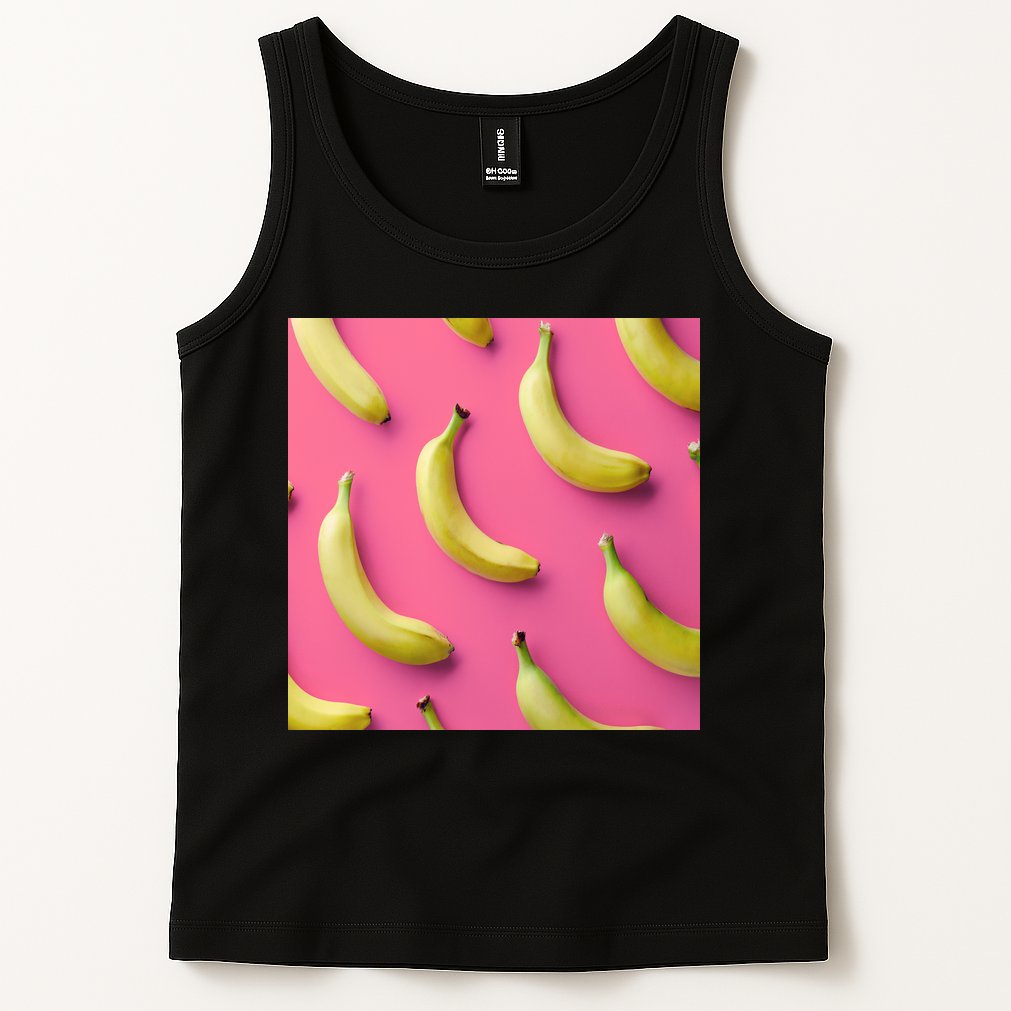 Cute Funny Bananas Pattern Tank Top