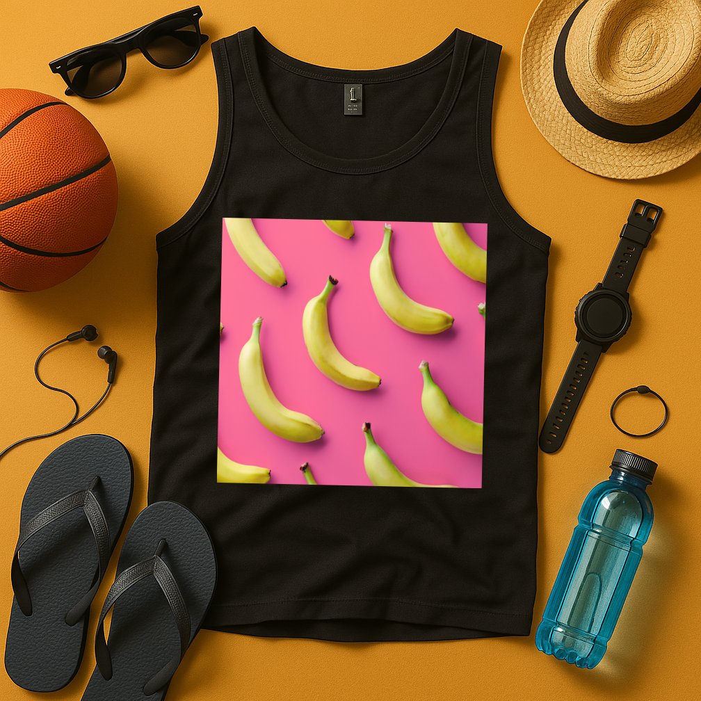 Cute Funny Bananas Pattern Tank Top