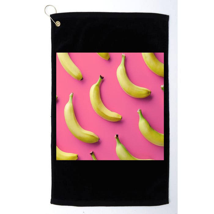 Cute Funny Bananas Pattern Golf Towel