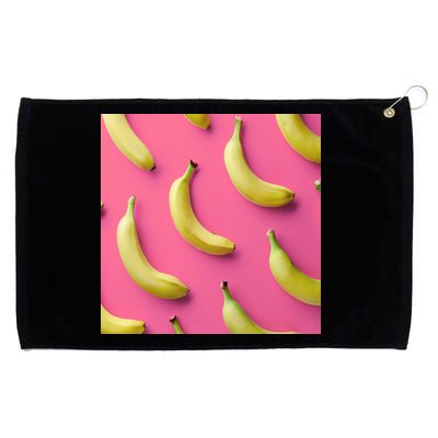 Cute Funny Bananas Pattern Grommeted Golf Towel