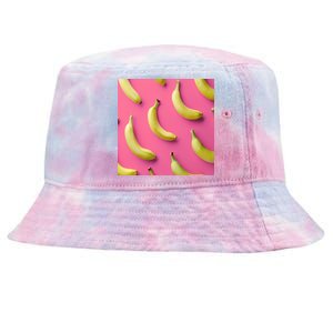 Cute Funny Bananas Pattern Tie-Dyed Bucket Hat