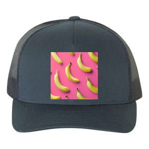 Cute Funny Bananas Pattern Yupoong Adult 5-Panel Trucker Hat