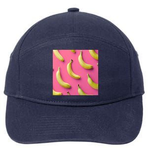 Cute Funny Bananas Pattern 7-Panel Snapback Hat