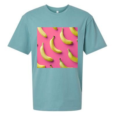 Cute Funny Bananas Pattern Sueded Cloud Jersey T-Shirt