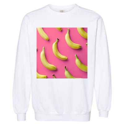 Cute Funny Bananas Pattern Garment-Dyed Sweatshirt