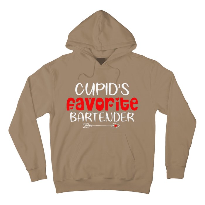 Cupid's Favorite Bartender Teacher Valentines Day Gift Hoodie