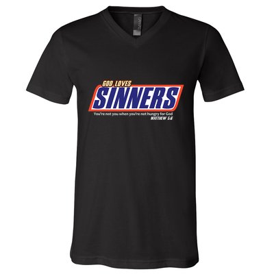 Christian Fashion Bible Verse Testimony V-Neck T-Shirt