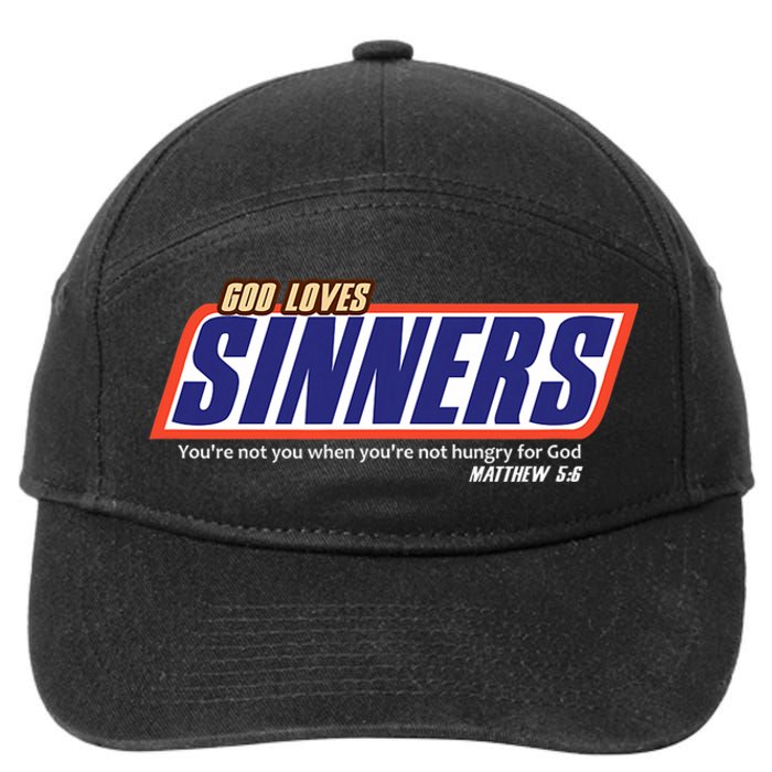 Christian Fashion Bible Verse Testimony 7-Panel Snapback Hat