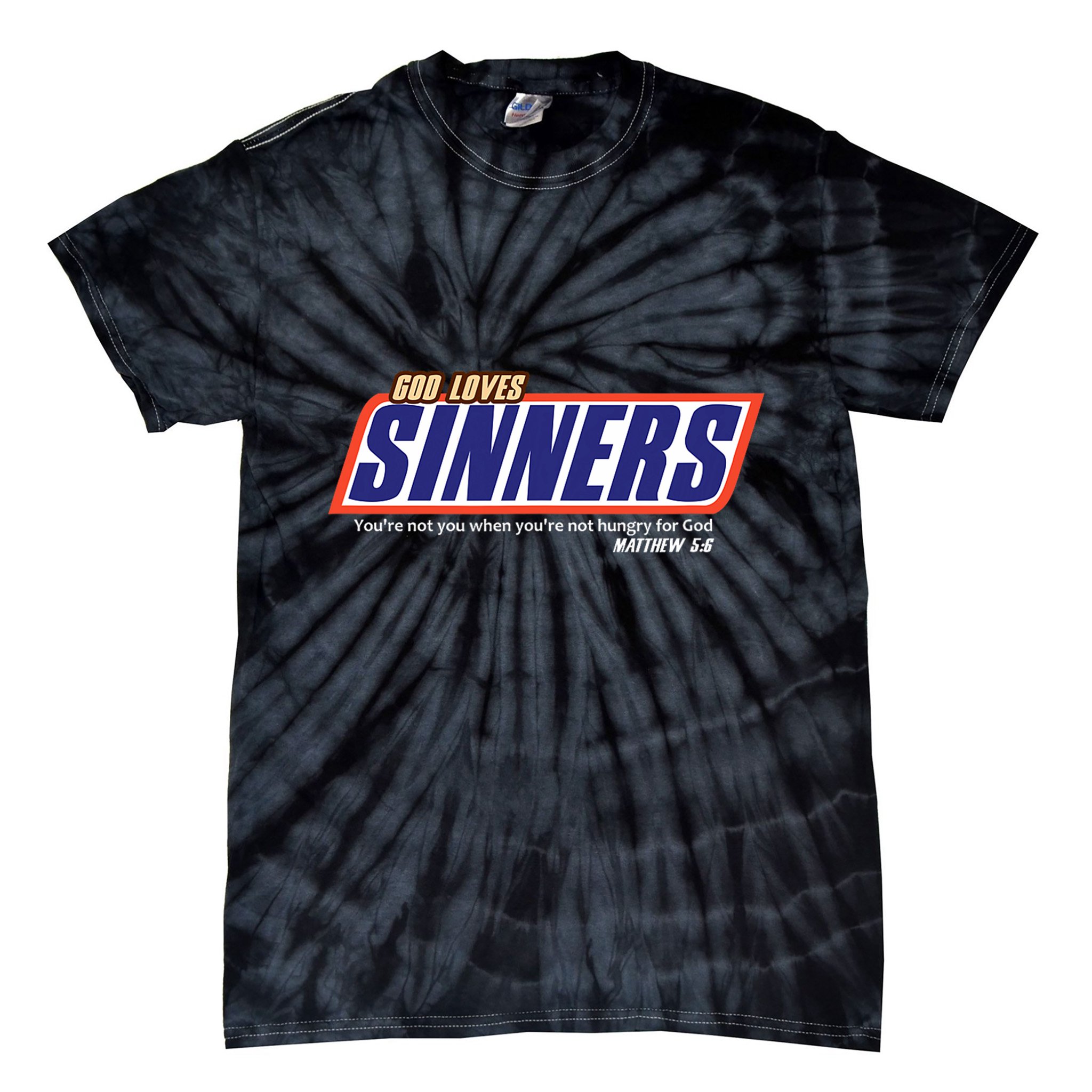 Christian Fashion Bible Verse Testimony Tie-Dye T-Shirt