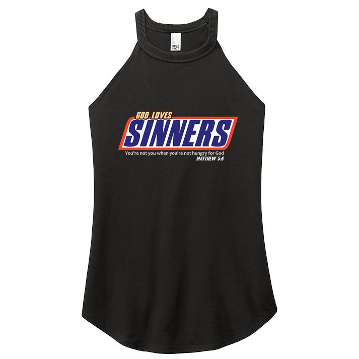 Christian Fashion Bible Verse Testimony Women's Perfect Tri Rocker Tank