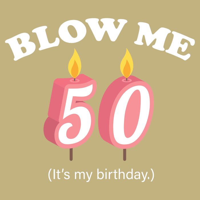 Cute Funny Blow Me It's My 50th Birthday Cooling Performance Crew T-Shirt