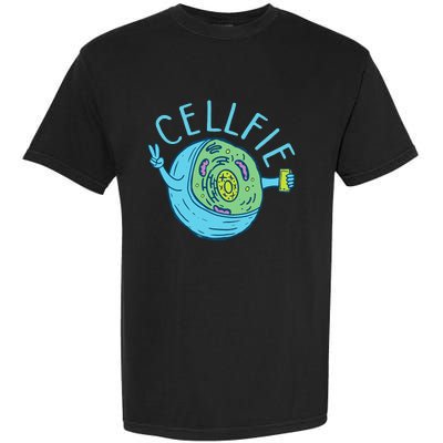 Cellfie Funny Biologist Biology Student Cell Science Garment-Dyed Heavyweight T-Shirt