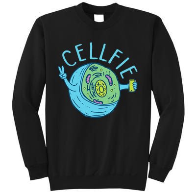 Cellfie Funny Biologist Biology Student Cell Science Sweatshirt