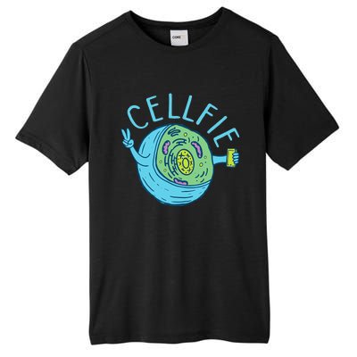 Cellfie Funny Biologist Biology Student Cell Science Tall Fusion ChromaSoft Performance T-Shirt