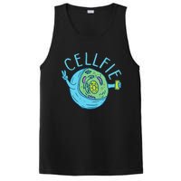 Cellfie Funny Biologist Biology Student Cell Science PosiCharge Competitor Tank