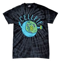 Cellfie Funny Biologist Biology Student Cell Science Tie-Dye T-Shirt