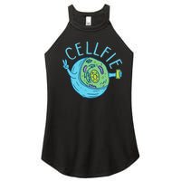 Cellfie Funny Biologist Biology Student Cell Science Women's Perfect Tri Rocker Tank