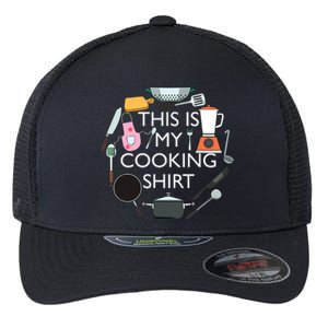 Cooking Funny Baking Hobby Cook Chef Flexfit Unipanel Trucker Cap