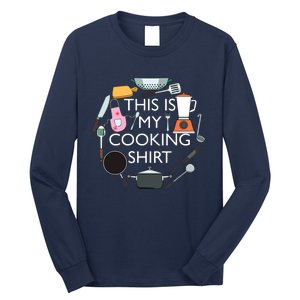 Cooking Funny Baking Hobby Cook Chef Long Sleeve Shirt