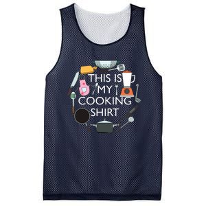 Cooking Funny Baking Hobby Cook Chef Mesh Reversible Basketball Jersey Tank