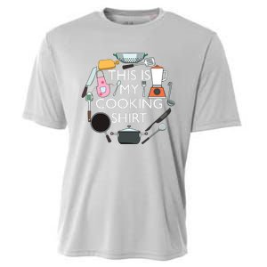 Cooking Funny Baking Hobby Cook Chef Cooling Performance Crew T-Shirt