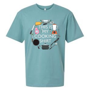 Cooking Funny Baking Hobby Cook Chef Sueded Cloud Jersey T-Shirt