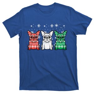 Christmas French Bulldogs Xmas Frenchie Dog Gift T-Shirt