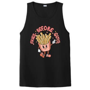 Cutes Fries Before Guys Valentines Foodie Lover Valentine PosiCharge Competitor Tank