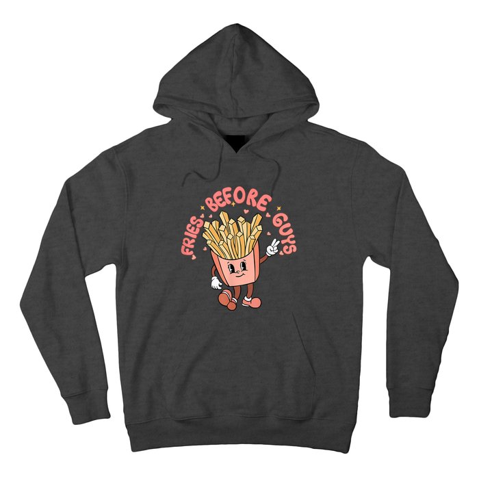 Cutes Fries Before Guys Valentines Foodie Lover Valentine Hoodie