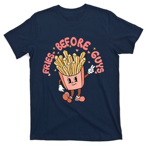 Cutes Fries Before Guys Valentines Foodie Lover Valentine T-Shirt