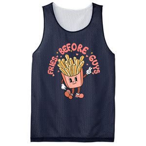 Cutes Fries Before Guys Valentines Foodie Lover Valentine Mesh Reversible Basketball Jersey Tank