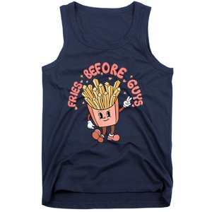 Cutes Fries Before Guys Valentines Foodie Lover Valentine Tank Top