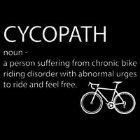 Cycopath Funny Bike Cycle Cyclist Pun Quote Humor City Backpack