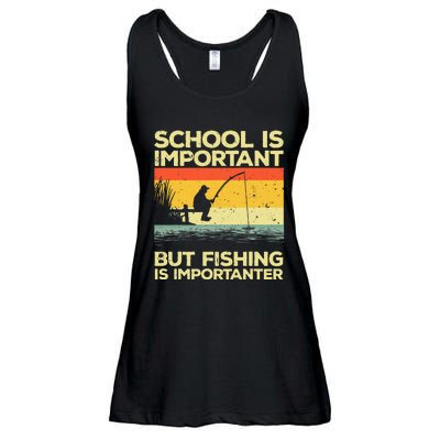 Cool Fishing Bass Fishing Fisherman Fish Trout Ladies Essential Flowy Tank