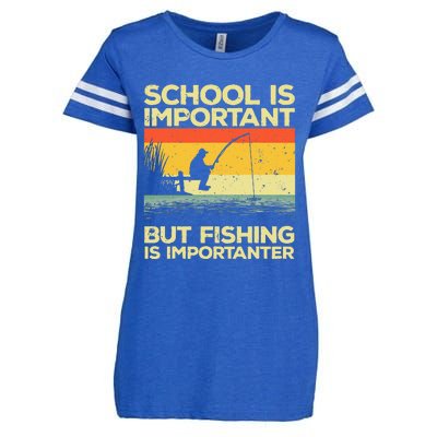 Cool Fishing Bass Fishing Fisherman Fish Trout Enza Ladies Jersey Football T-Shirt