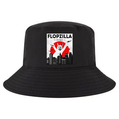 Catzilla Funny Big Floppa Meme Flopzilla Caracal Cat Lover Cool Comfort Performance Bucket Hat