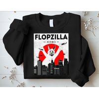 Catzilla Funny Big Floppa Meme Flopzilla Caracal Cat Lover Sweatshirt