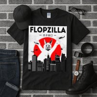 Catzilla Funny Big Floppa Meme Flopzilla Caracal Cat Lover Tall T-Shirt