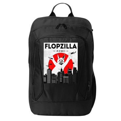 Catzilla Funny Big Floppa Meme Flopzilla Caracal Cat Lover City Backpack