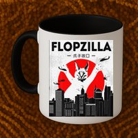 Catzilla Funny Big Floppa Meme Flopzilla Caracal Cat Lover Mug