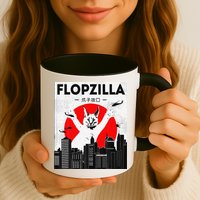 Catzilla Funny Big Floppa Meme Flopzilla Caracal Cat Lover Mug