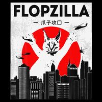 Catzilla Funny Big Floppa Meme Flopzilla Caracal Cat Lover Drawstring Bag