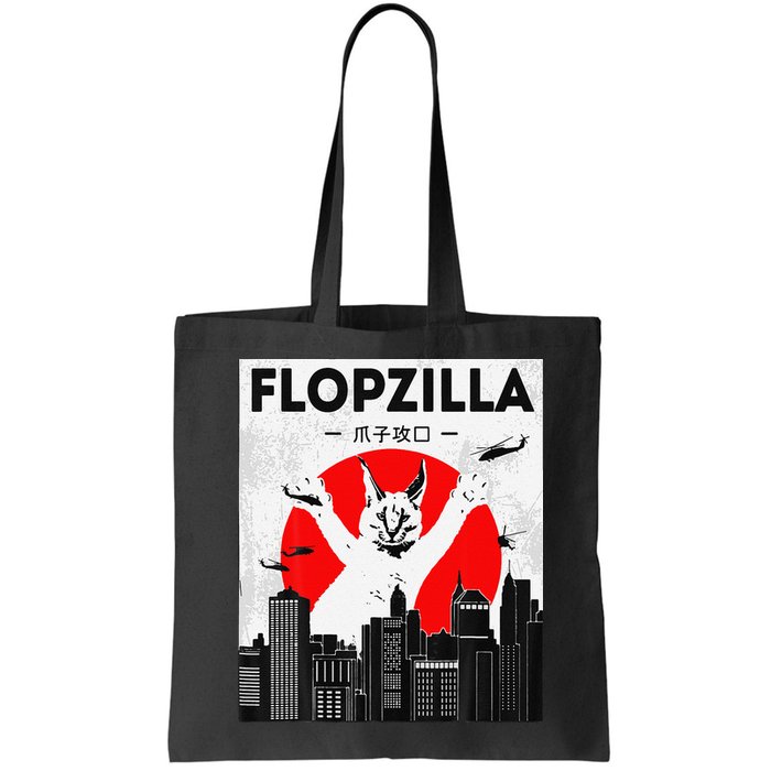 Catzilla Funny Big Floppa Meme Flopzilla Caracal Cat Lover Bag