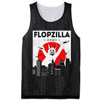 Catzilla Funny Big Floppa Meme Flopzilla Caracal Cat Lover Mesh Reversible Basketball Jersey Tank