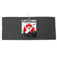 Catzilla Funny Big Floppa Meme Flopzilla Caracal Cat Lover Large Microfiber Waffle Golf Towel